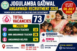Jogulamba Gadwal Anganwadi Recruitment 2026