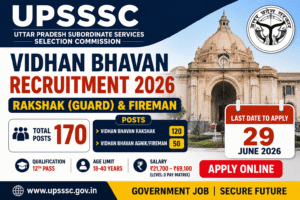 UPSSSC Vidhan Bhavan Recruitment 2026