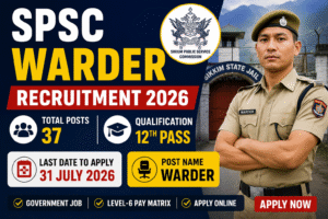 SPSC Warder Recruitment 2026