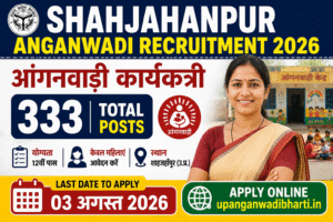 Shahjahanpur Anganwadi Recruitment 2026