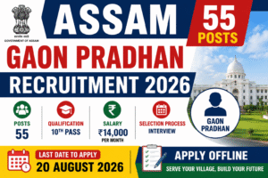 Assam Gaon Pradhan Recruitment 2026