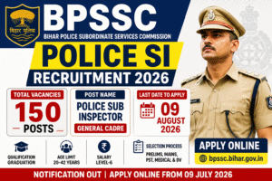 BPSSC Police SI Recruitment 2026
