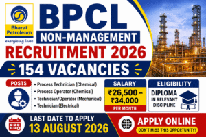 BPCL Non Management Recruitment 2026