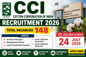 Cotton Corporation of India Recruitment 2026