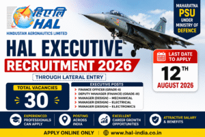 HAL Executive Recruitment 2026