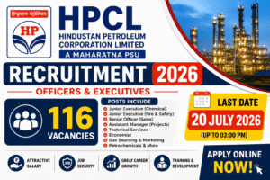 HPCL Recruitment of Officers 2026