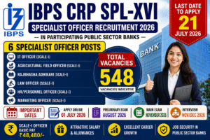 IBPS Specialist Officer Recruitment 2026