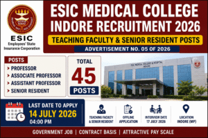 ESIC Indore Vacancy 2026