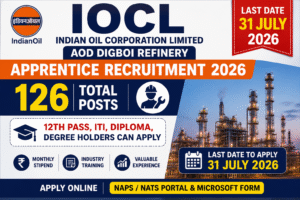 IOCL Apprentice Recruitment 2026