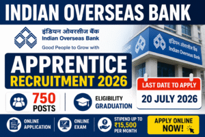IOB Apprentice Recruitment 2026