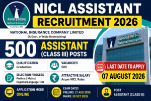 NICL Assistant Recruitment 2026