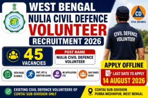 West Bengal Nulia Civil Defence Volunteer Recruitment 2026