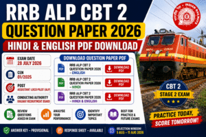 RRB ALP CBT 2 RRB ALP CBT 2