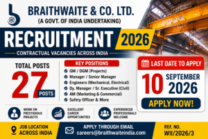 Braithwaite Recruitment 2026