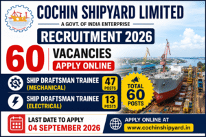 Cochin Shipyard Recruitment 2026