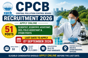 CPCB Recruitment 2026