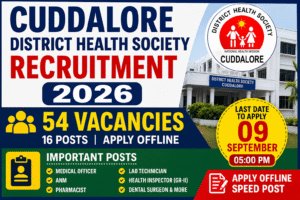 Cuddalore DHS Recruitment 2026