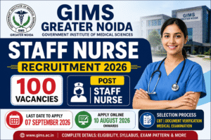 GIMS Staff Nurse Recruitment 2026