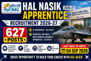 HAL Nasik Apprentice Recruitment 2026