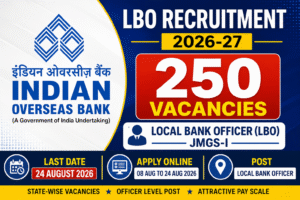 Indian Overseas Bank Recruitment 2026