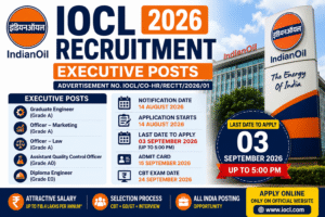IOCL Executive Recruitment 2026