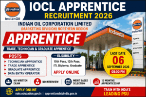 IOCL Apprentice Recruitment 2026