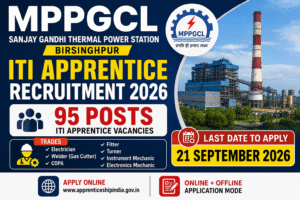 MPPGCL ITI Apprentice Recruitment 2026