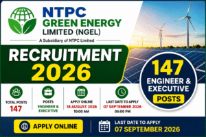 NTPC Green Energy Recruitment 2026