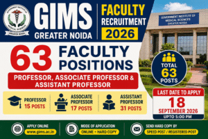 GIMS Faculty Recruitment 2026