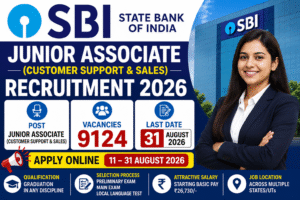 SBI Junior Associate Recruitment 2026