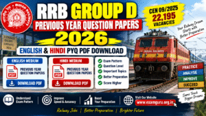 RRB Group D PYQ 2026