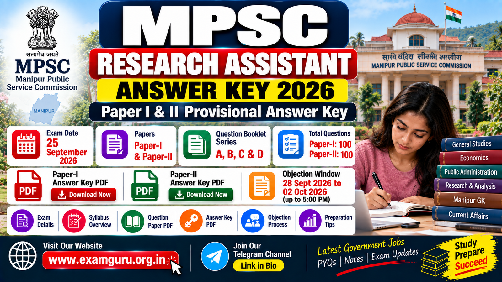 MPSC Research Assistant Question paper 2026