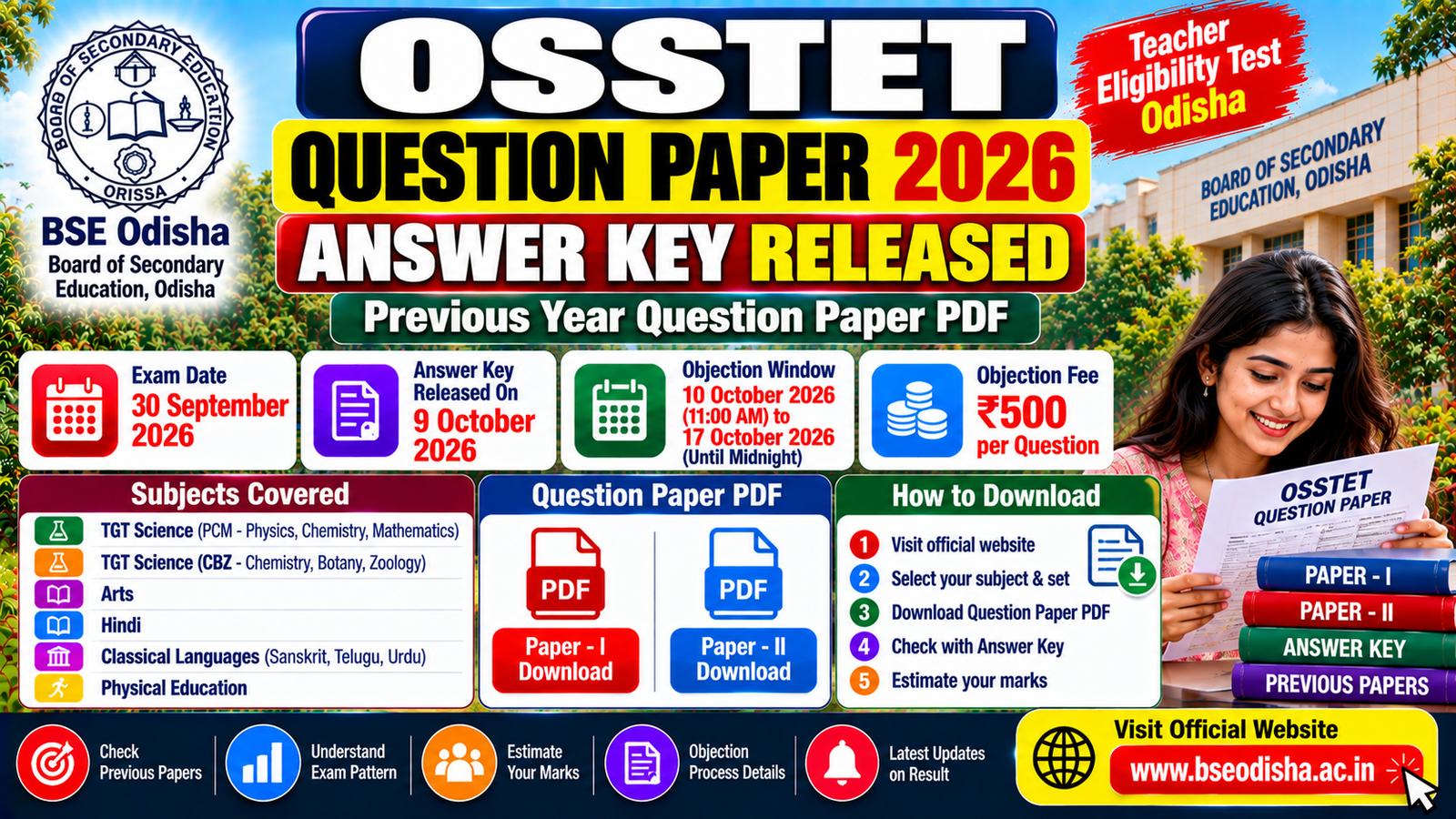 OSSTET Question Paper 2026